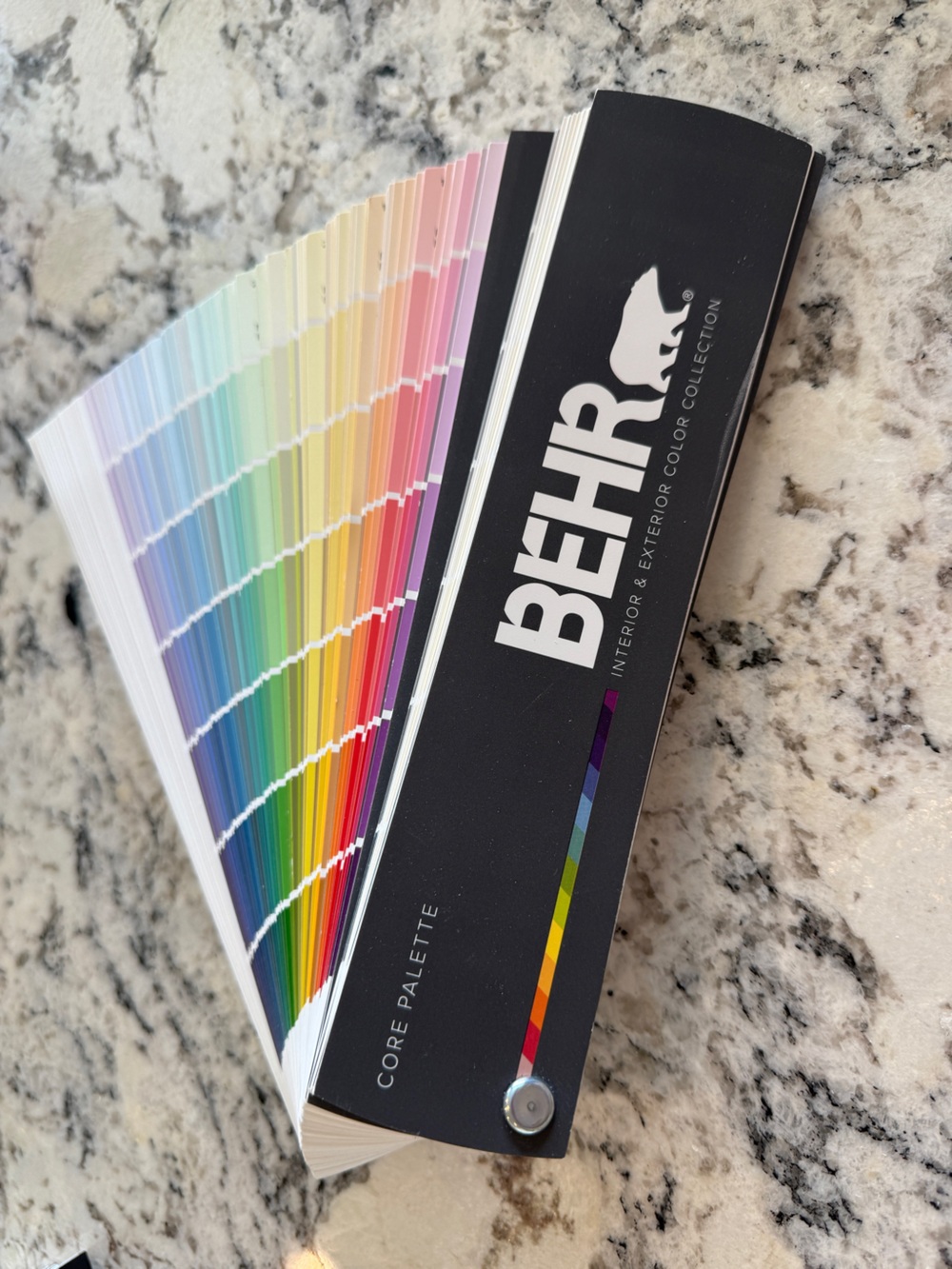 Behr Paint Color Fan Deck - Multi-Color Paint Swatch Collection Colorwheel